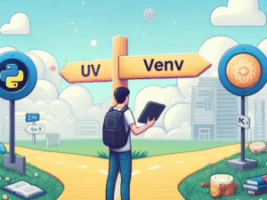 An image describing whether to go for uv or venv for package management